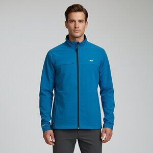 Koppen Aquapel Rip Stop Rain Golf Jacket Blue Large